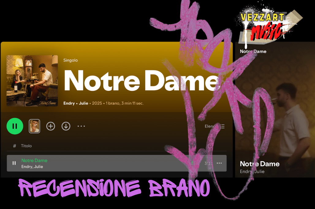 Endry & Julie – “Notre Dame”: un flusso emotivo che spinge oltre la superficie