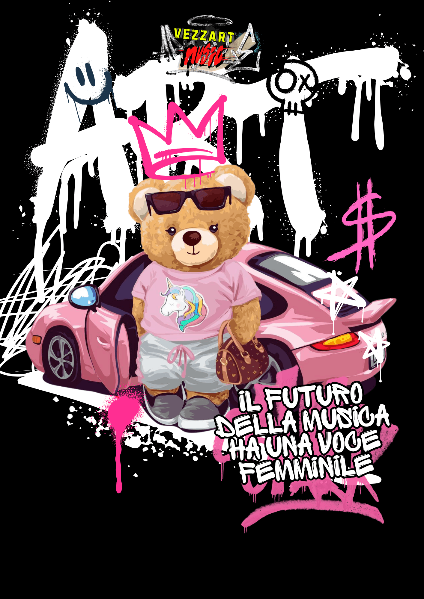 T-SHIRT ” VOCE FEMMINA” - Retro