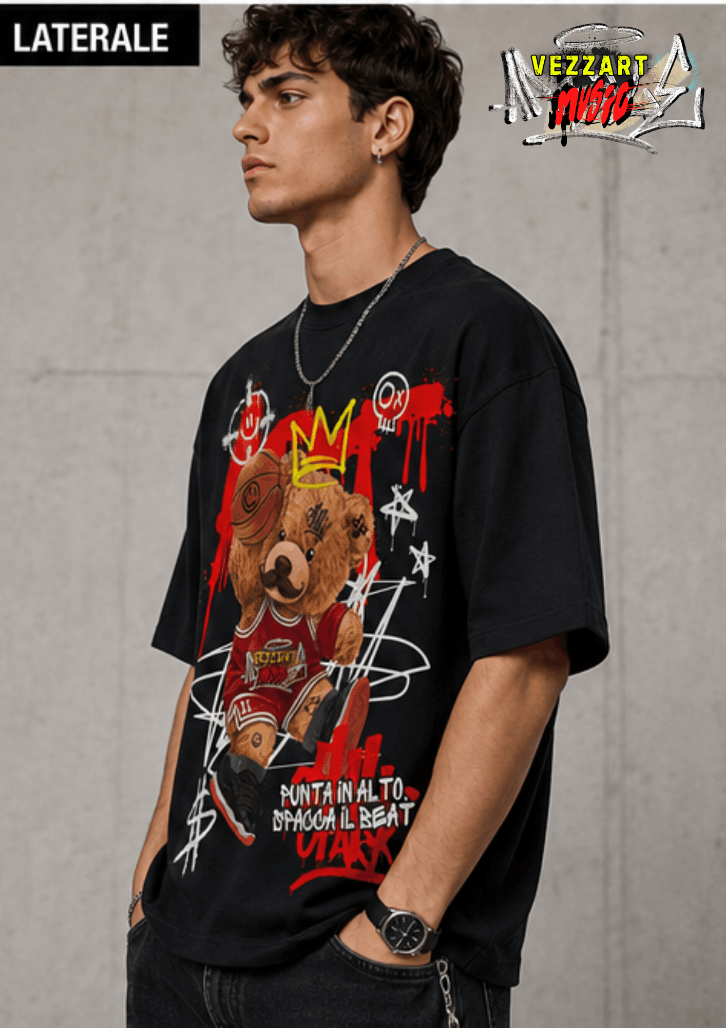 T-Shirt “Punta in Alto” - Lato destro