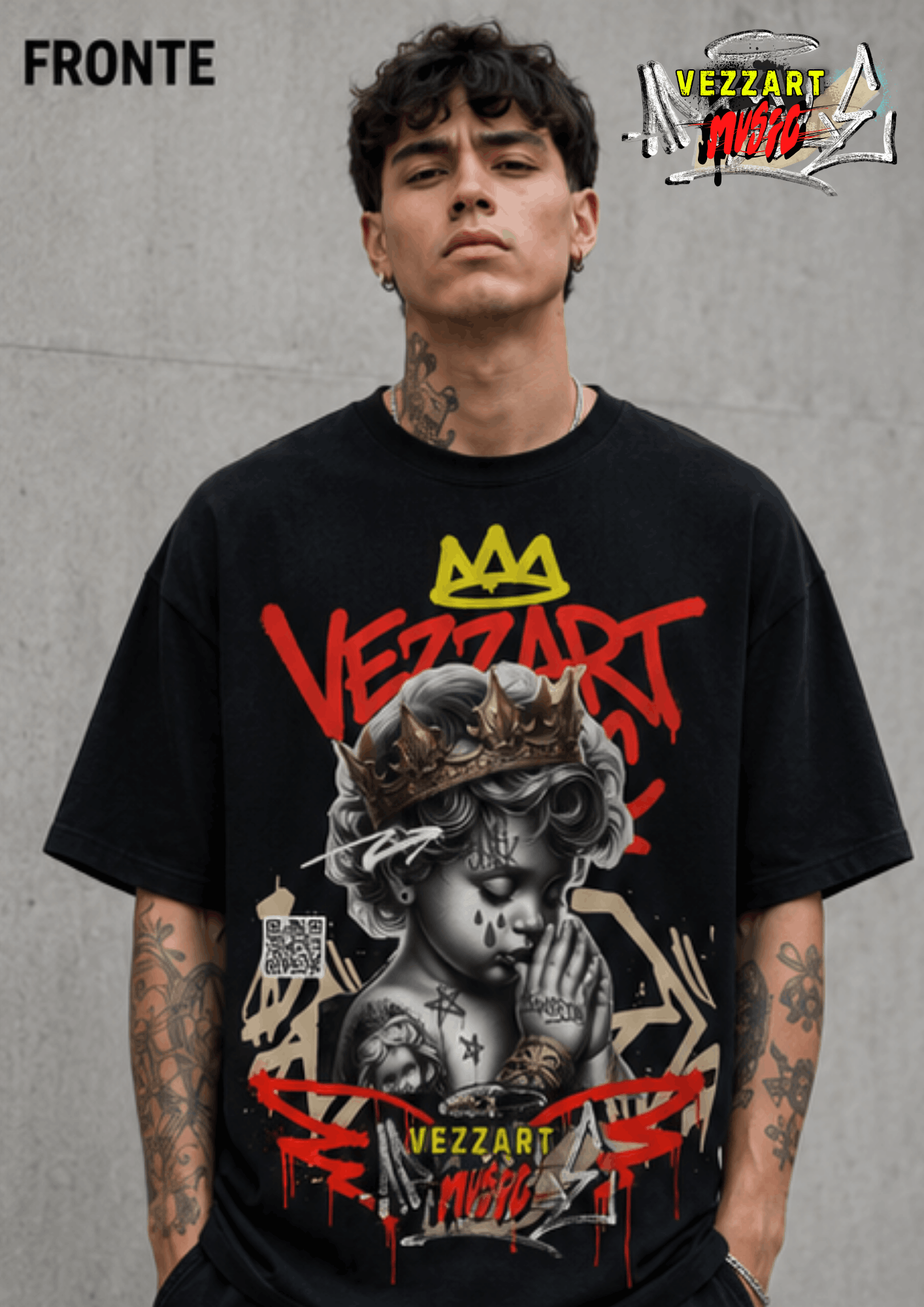 T-Shirt “King Angel” - Fronte