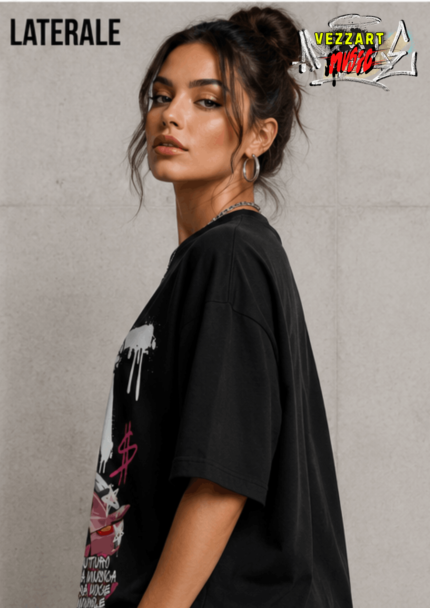 T-SHIRT ” VOCE FEMMINA” - Lato destro