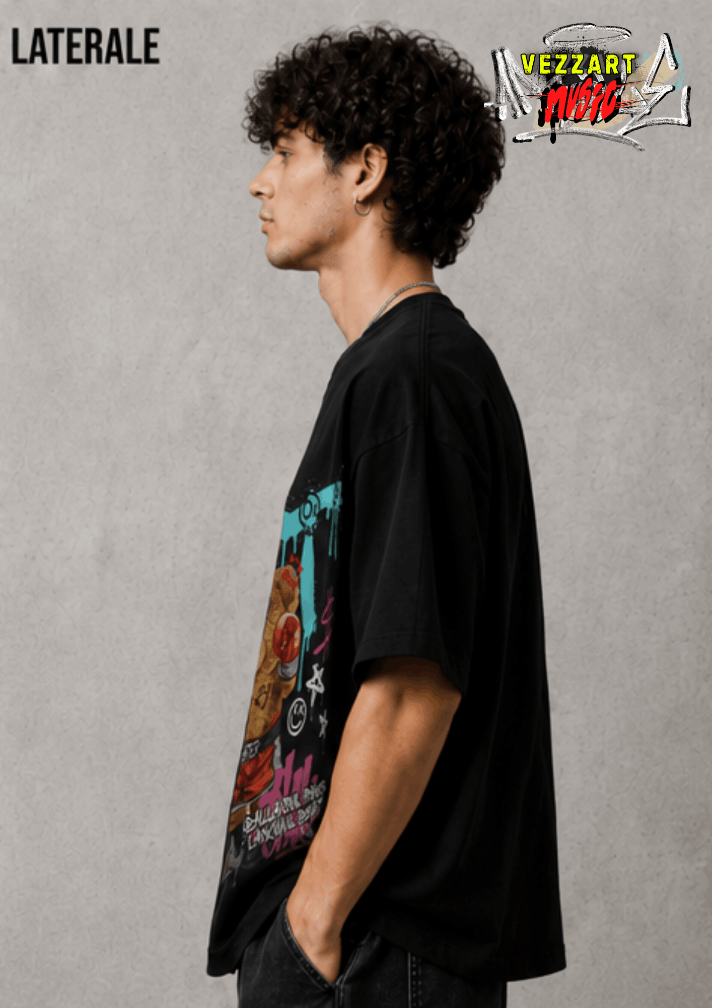 T-SHIRT ” BALLA SUL RING “ - Lato destro